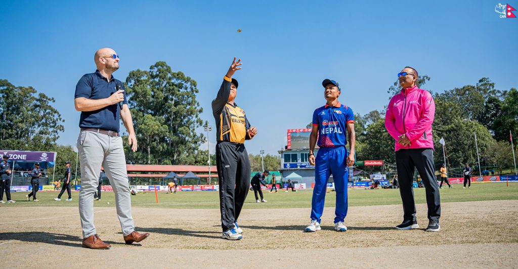 नेपालले मलेसियाविरुद्ध पहिले बलिङ गर्ने