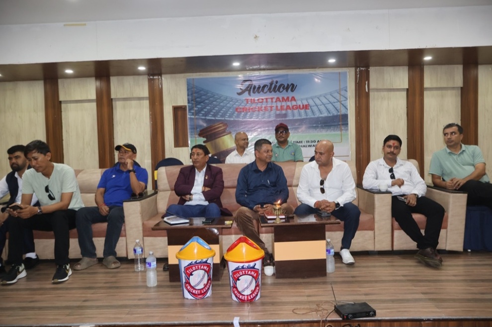 असोज १९ देखि तिलोत्तमा क्रिकेट लिग