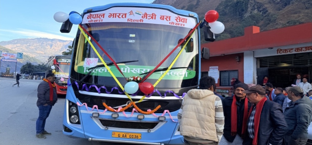 बेनी–नयाँदिल्ली बस सेवा सुरु