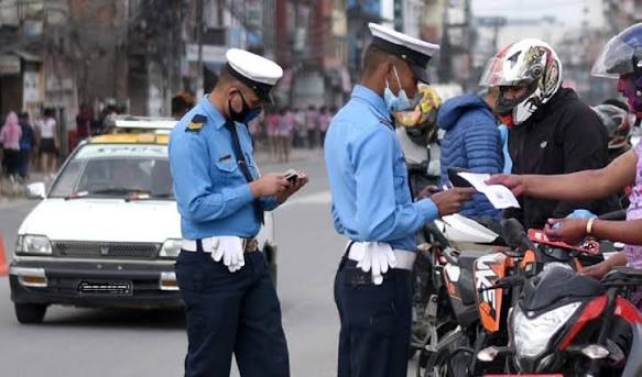 २४ घण्टामा ट्राफिक कारबाहीमा १८ लाख ६० हजार राजस्व असुली